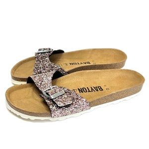 Glitter Sandals - Pink